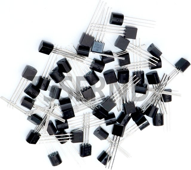 50 Stück TL431A IC-Chipsatz im TO-92 Gehäuse, Farbe: Schwarz - Bild 1