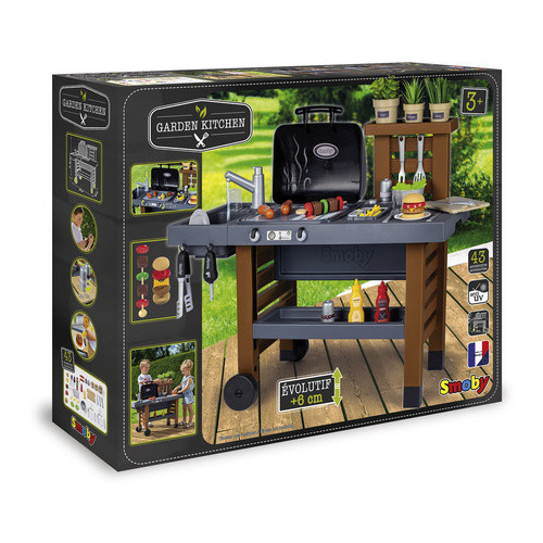 Smoby Barbecue Kinderküche-Grill aus Kunststoff schwarz - Bild 2