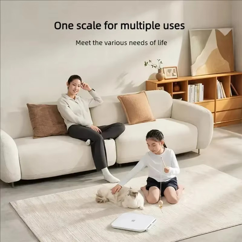 Xiaomi Mijia Smart Scale S800 Körperfettwaage mit 8 Elektroden und Dual-Frequenz BIA, Bluetooth, Weiß - Bild 2