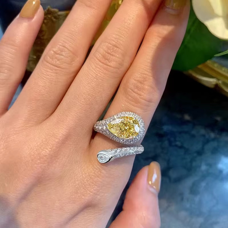 Huitan Ring, Silber, Zirkonia, Damen - Bild 3