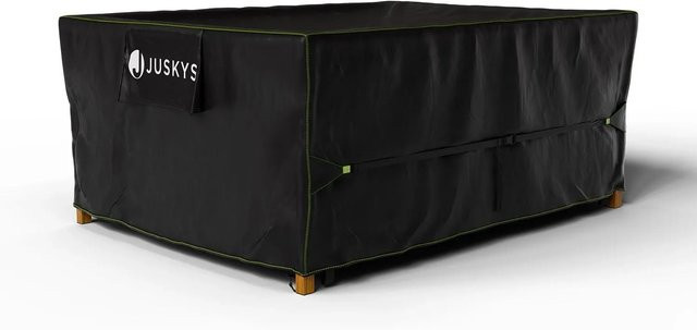 Juskys Gartenmöbel Abdeckplane CoverSafe Pro, wasserdicht und UV-beständig, B/T/H: 242 x 182 x 100 cm - Bild 2