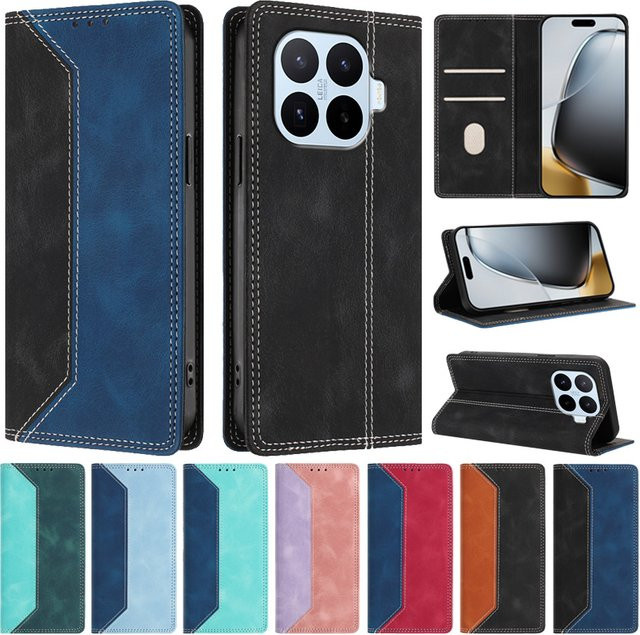 Magnetische Leder-Flip-Hülle für Xiaomi 17T und Xiaomi 17T Pro in Multicolour - Bild 1