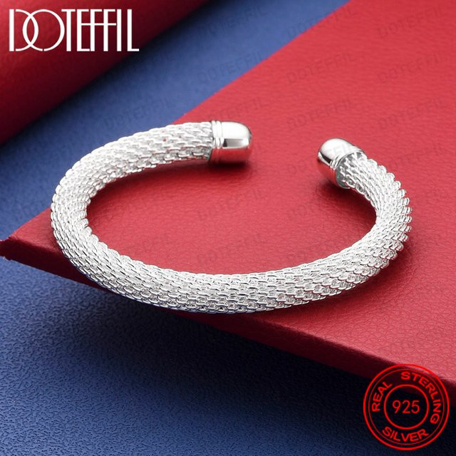 DOTEFFIL Armreif 925 Silber, Unisex - Bild 1