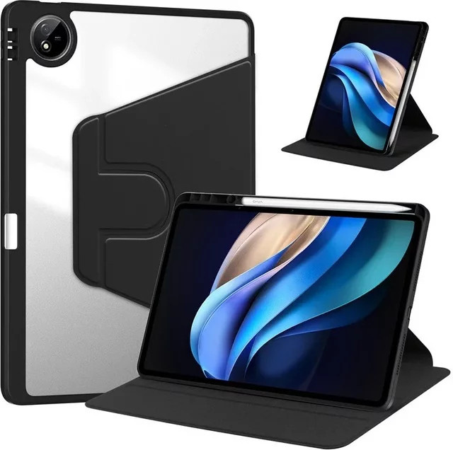 Honor MagicPad 2 2024 Schutzhülle mit 360 Grad Rotation und Stifthalter in Pink oder Schwarz - Bild 1