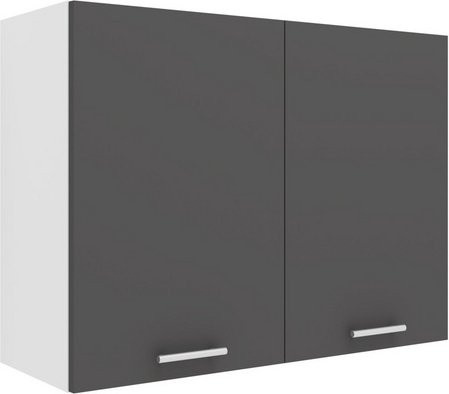 VCM Hängeschrank Esilo in Grau, B/H/T: 80 x 60 x 31 cm - Bild 1