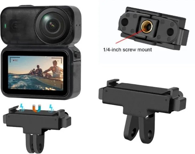 DJI Osmo Nano Magnetischer Installationsadapter mit Schnellverschluss in Schwarz - Bild 1