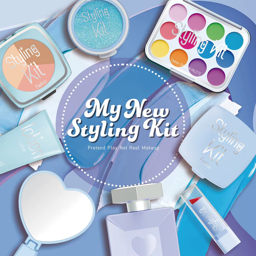 Lee's Sharing Kosmetik Set für Kinder als pädagogisches Make-up Spielzeug für Mädchen - Bild 2