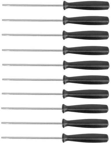 BERNSTEIN Tools for Electronics 4-311-VE10 Schlitz-Schraubendreher in Schwarz mit einer Klingenbreite von 2,8 mm und einer Klingenlänge von 80 mm - Bild 1