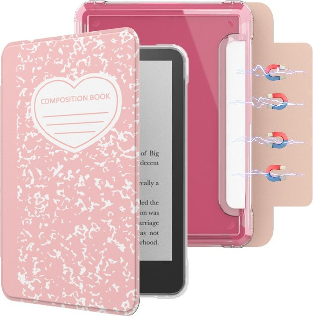 Amazon Auto Wake/Sleep E-Reader Case mit verstellbarem Acryl-Magnetcover für Kindle Paperwhite 12. Gen 2024 7 Zoll Colorsoft in Grün - Bild 1