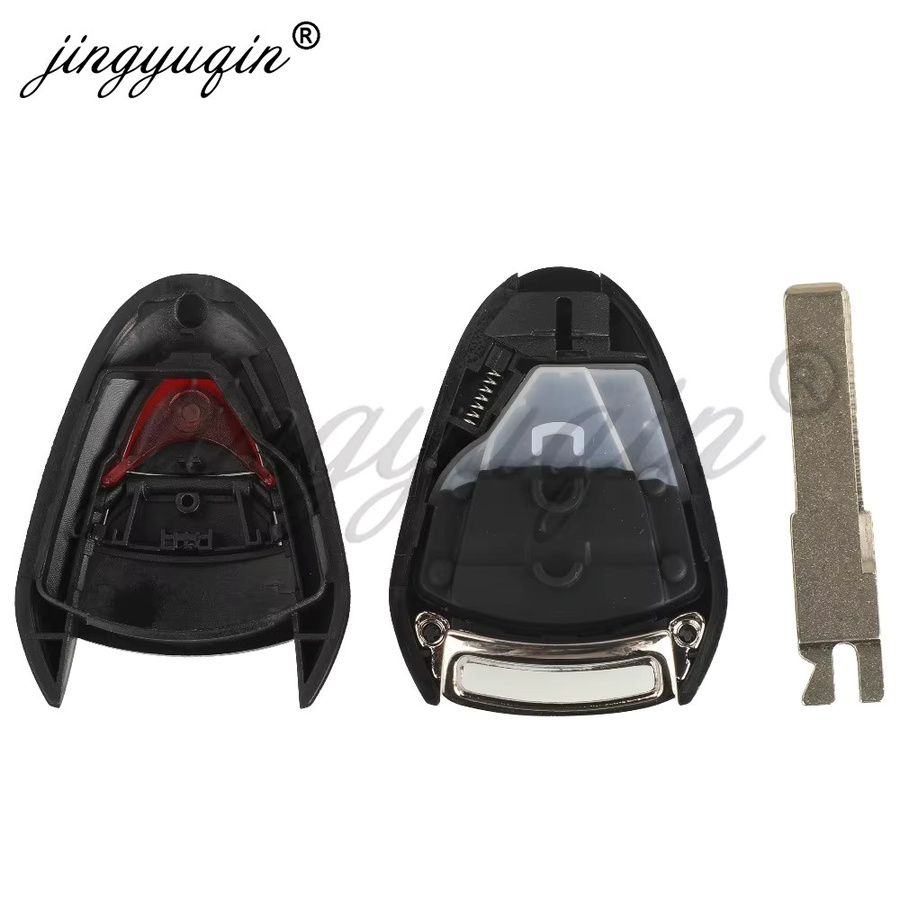 jingyuqin Fernbedienungs-Autoschlüsselgehäuse für Porsche Cayman Boxster GT S 2S 4S Turbo 911 987 996 997 Carrera Targa in Schwarz - Bild 4