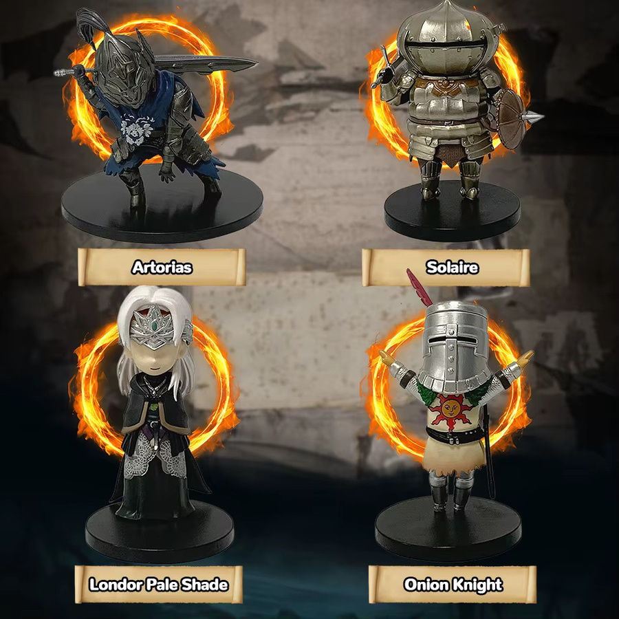 Bandai Dark Souls Solaire Siegmeyer Artorias Feuerwächter Actionfigur, 1-4 Stück - Bild 2