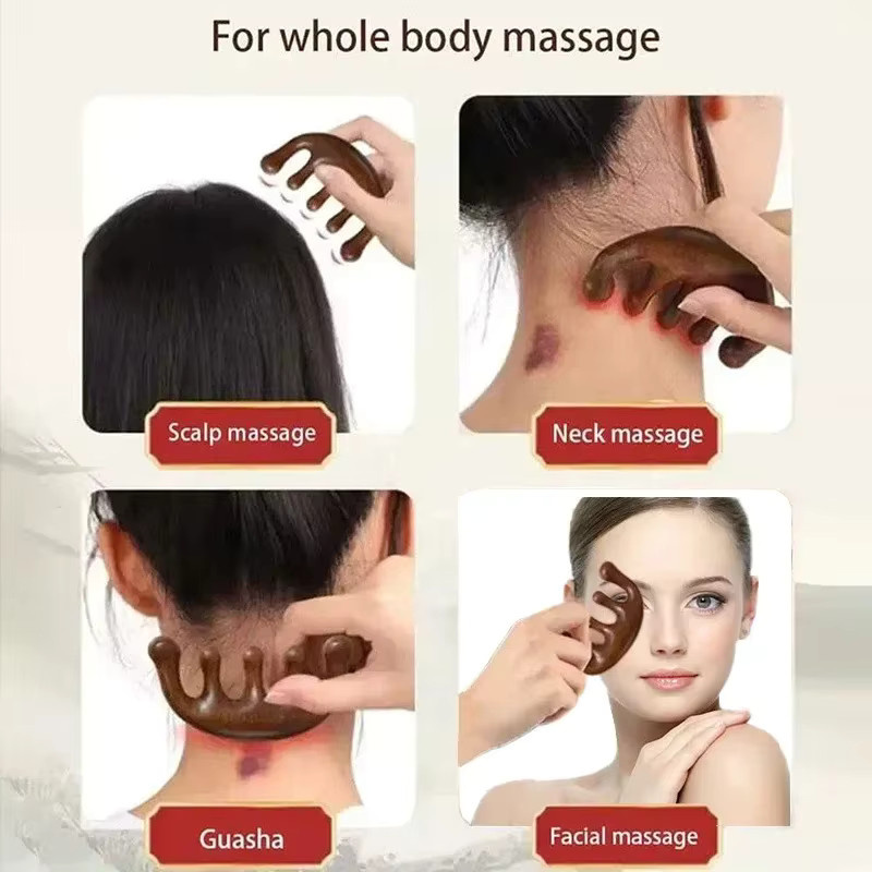 RUZOFO Massage-Kamm Kopfhaut-Ölmassagegerät, Unisex - Bild 5