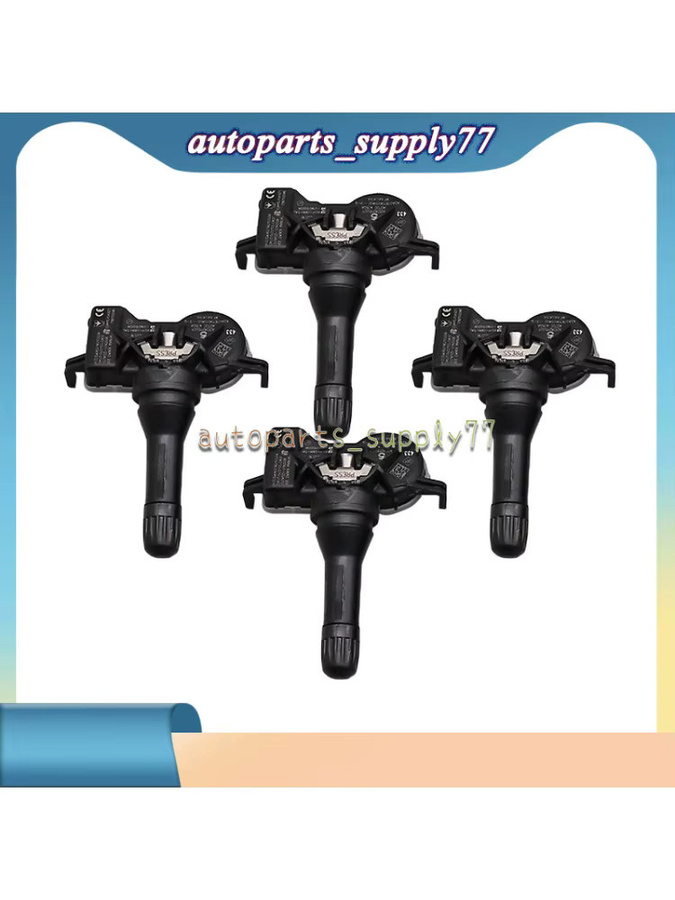 GANGLE TPMS Reifendruckkontrollsensor 433 MHz Schwarz für Nissan Micra K14, NV200, Qashqai II J11, X-Trail T32 und Alpine A110 (40700-4CB0A) - Bild 3