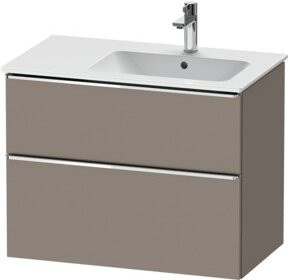 Duravit Waschtischunterschrank D-Neo in Grau Matt, Wandhängend, B/T/H: 81 x 46,2 x 62,5 cm - Bild 1