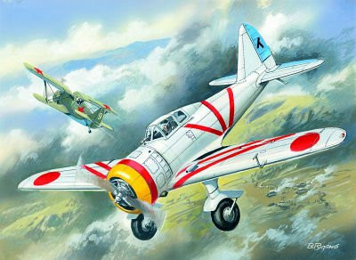 ICM Ki-27a (Type 97), Japan Army Fighter, Modellfahrzeug, 1:72 - Bild 1