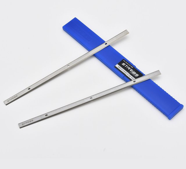 Delta 13 Zoll Hobelmesser HSS Ersatzmesser 2er-Set in Silber für 22-580 und 22-555 - Bild 1
