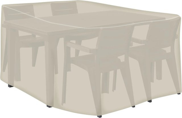 Tepro Universal Abdeckhaube für rechteckige Sitzgruppen aus Polyester, B/T/H: 150 x 150 x 95 cm - Bild 1