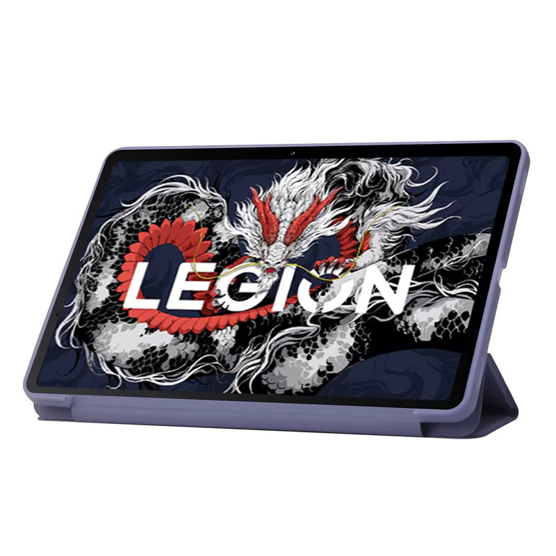 Lenovo Legion Y700 2025 Tablet Hülle aus PU Leder mit Trifold Standfunktion in Grau - Bild 4