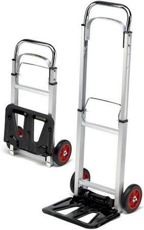 TRUTZHOLM Aluminium Sackkarre klappbar in Silber mit 90 kg Traglast
