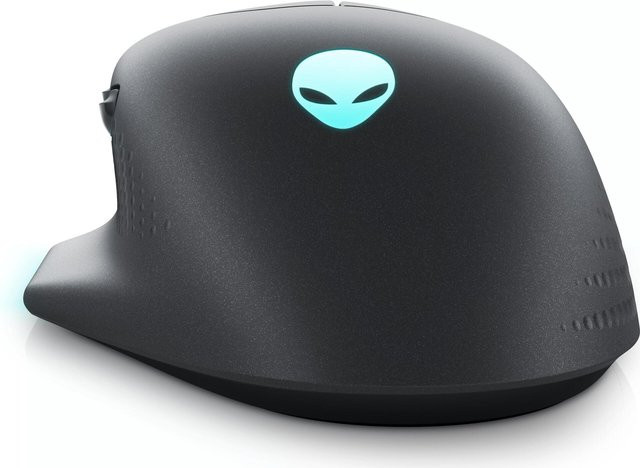 Dell Alienware AW620M Gaming-Maus für Rechtshänder, kabellos und kabelgebunden, 7 Tasten, Dark Side of the Moon - Bild 2