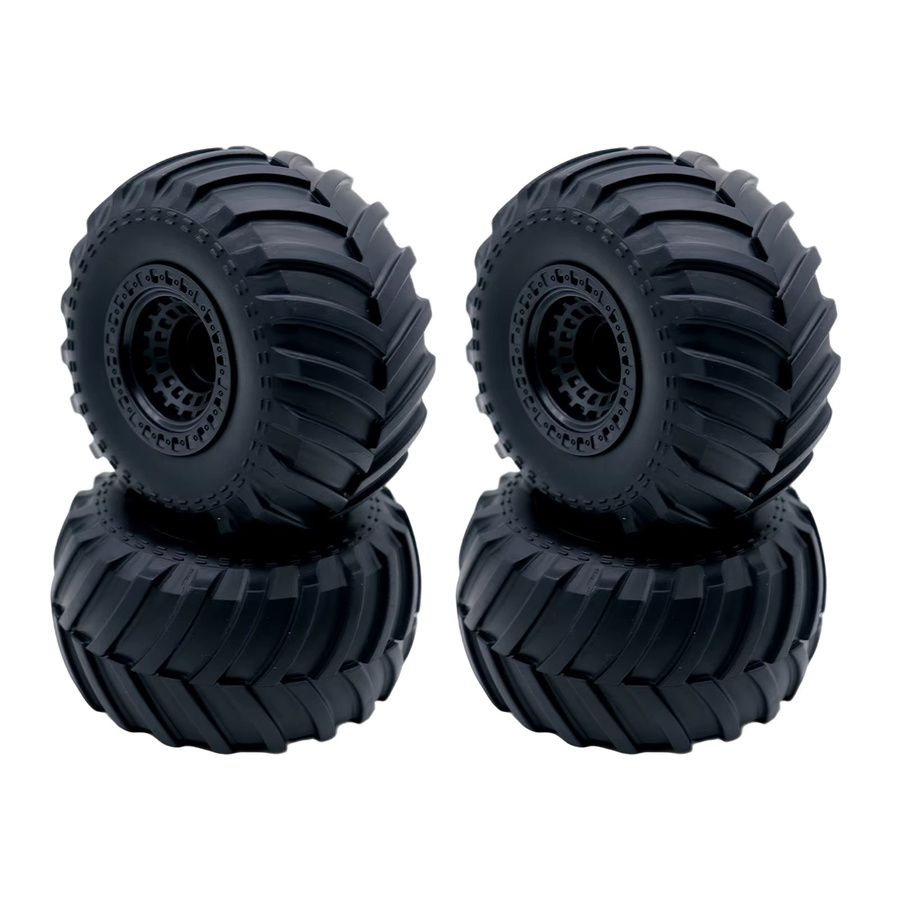 Brilliant RC Auto Gummireifen 12mm Sechskantnabe, 4-teiliges Set - Bild 4