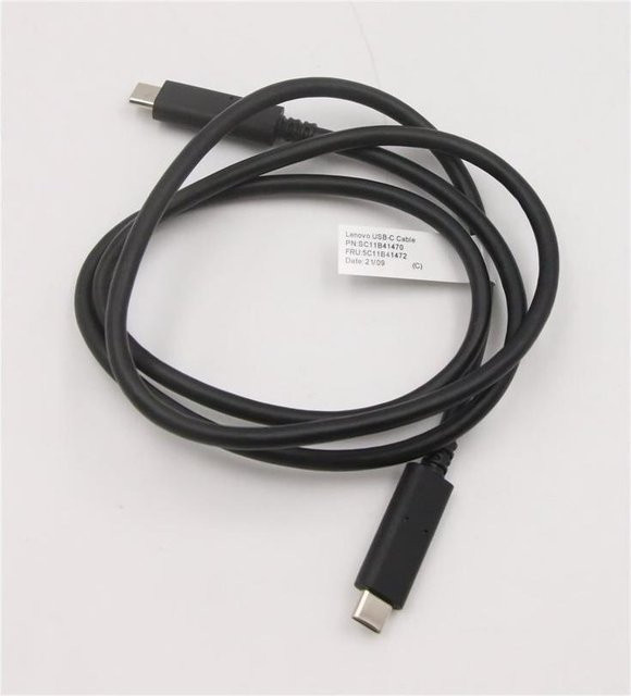 Lenovo USB-C Kabel 5A in Schwarz (5C11B41472) - Bild 1
