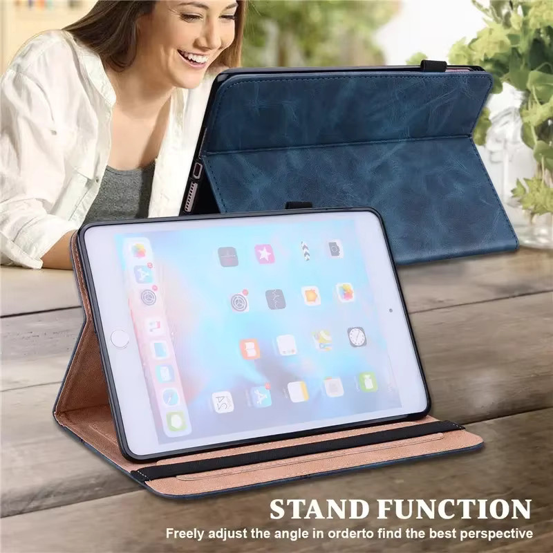 Luxus PU Leder Brieftaschen-Hülle für Xiaomi Redmi Pad 2 Pro 12,1 Zoll in Blau - Bild 4
