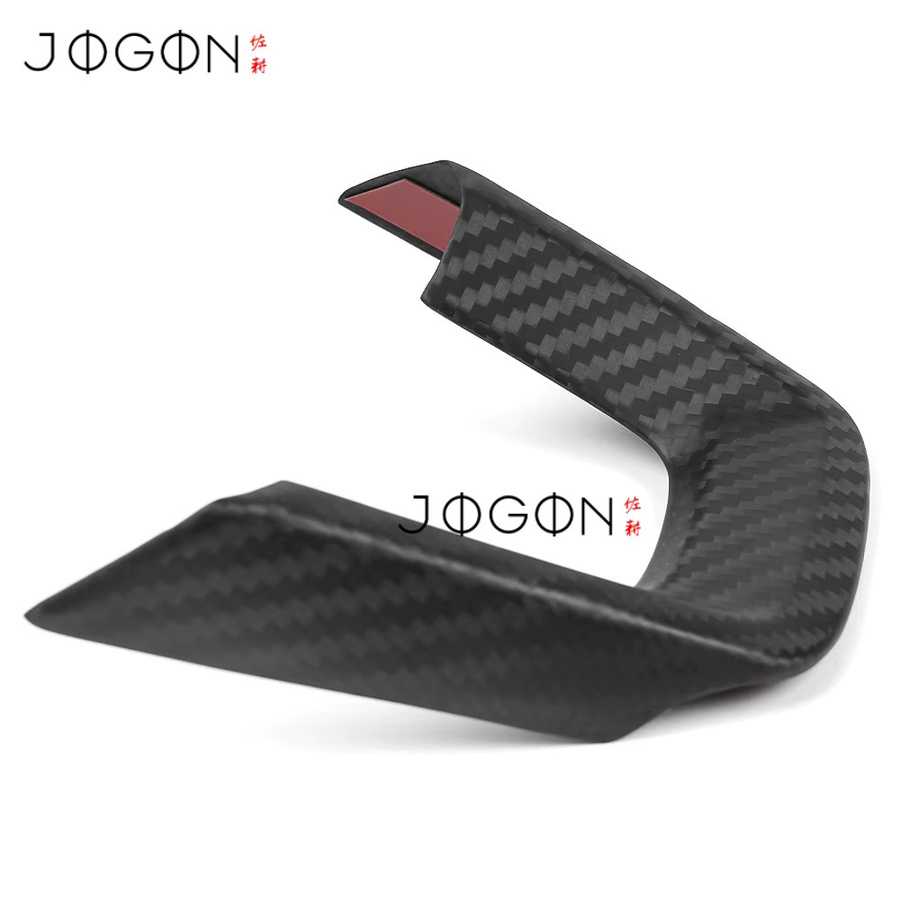 JOGON Carbon-Faser Lenkrad Zierleiste U-Form für Honda Civic Type R 11. Generation FL5, Schwarz - Bild 4
