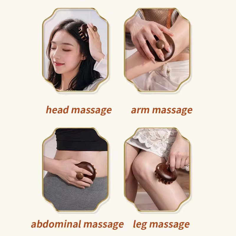 GOT-TOG Kopfhautmassagegerät, manuelle Kopfhautbürste, Unisex - Bild 3