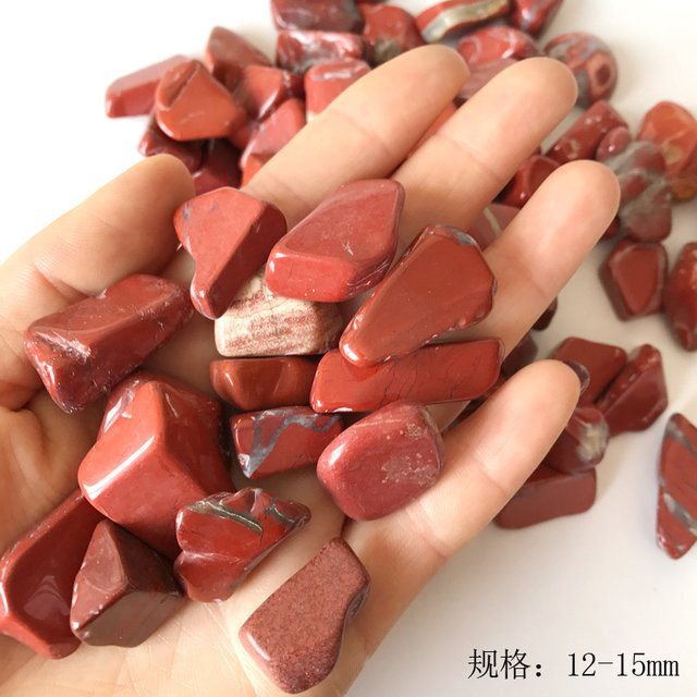 STONE BROTHERS Roter Jaspis Trommelsteine Naturstein 100 g - Bild 1