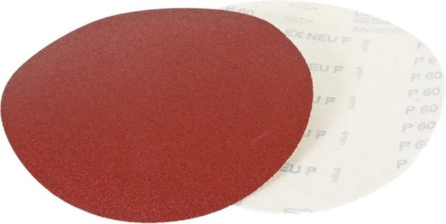 Holzmann Klettschleifteller für Tellerschleifmaschine TS305 mit Körnung 60 in Rot - Bild 1