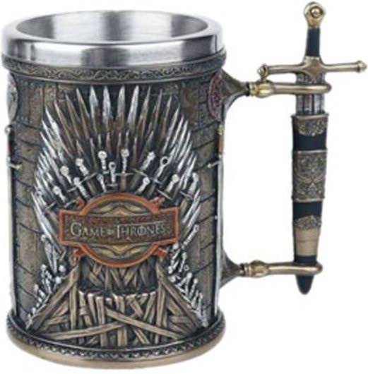 EWAYS Game of Thrones Becher Ein Lied von Eis und Feuer, Edelstahl, Silber - Bild 1
