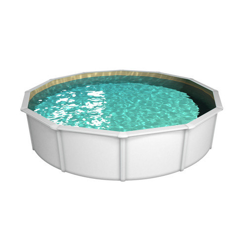 Steinbach Stahlwand-Pool Nuovo de Luxe II Rund, Farbe: Weiss, Durchmesser: 360 cm, Höhe: 120 cm - Bild 2
