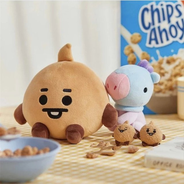 Bandai Tata Koay Shooky Mang Cooky Plüschtier, Rucksack Schlüsselanhänger, Bunt / Mehrfarbig - Bild 1