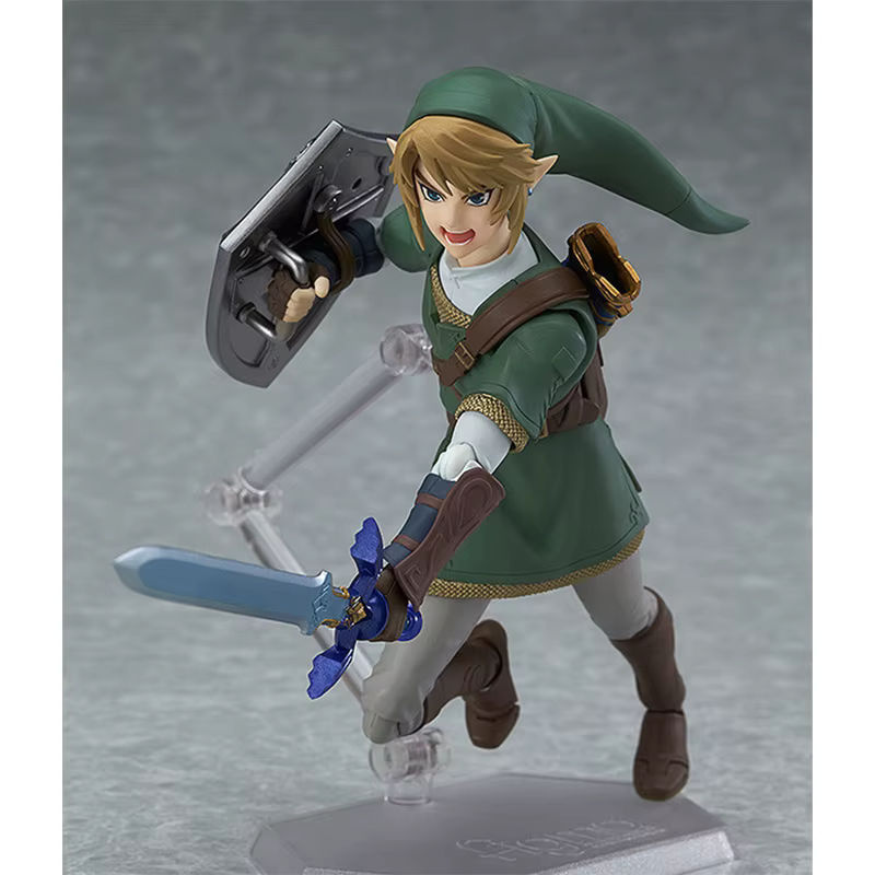 Figma Link Zelda Actionfigur aus Kunststoff, mehrfarbiges Anime Modell für Sammler - Bild 3