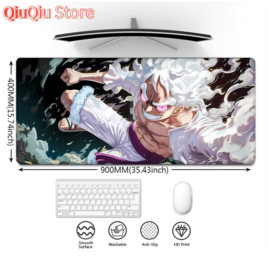 Ruffy Gear Five Waterproonti-Slip Gaming-Mauspad in Multicolour als große Schreibtischunterlage - Bild 2