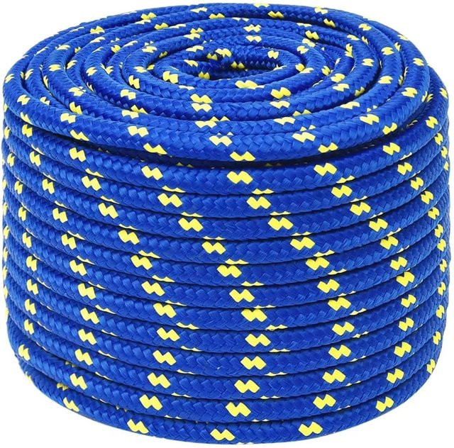 vidaXL Bootsseil Blau aus Polypropylen 14 mm 100 m - Bild 1