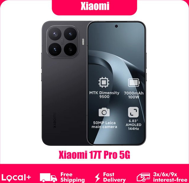Xiaomi 17T Pro 5G Smartphone 512GB 12GB RAM Schwarz mit 6,83 Zoll Display - Bild 2