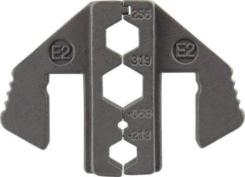 TOOLCRAFT PLE-0E2 Crimp-Einsätze in Grau für Kabeltypen RG59, RG58, RG62, RG6 und passend für die Zange TOOLCRAFT PZ-500 - Bild 1