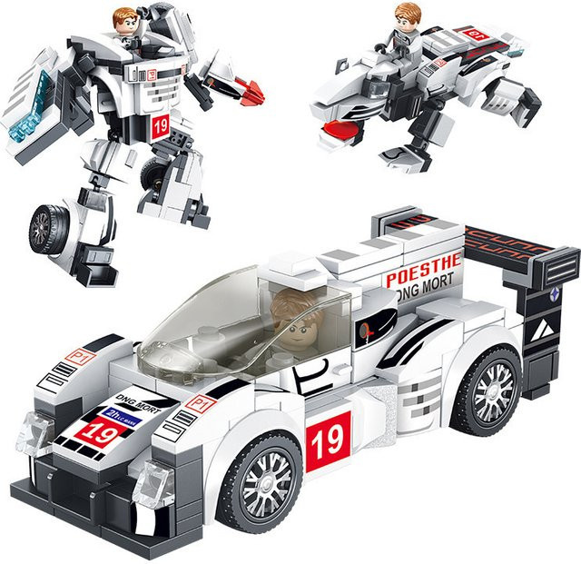Panlos Sports Car Building Blocks Small Model - Bild 1