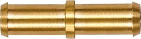 Riegler Gerader Schlauchverbindungsstutzen aus Messing in Gold für Schlauch LW 3 mm - Bild 1