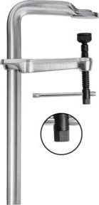 Bessey Hochleistungszwinge STBM 400/175 in Silber aus Stahl mit Knebelbefestigung - Bild 1