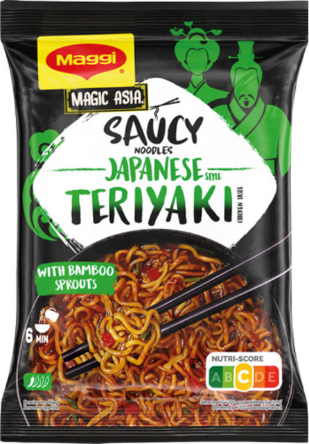 Maggi Magic Asia Saucy Noodles Japanese Teriyaki 128 g - Bild 1