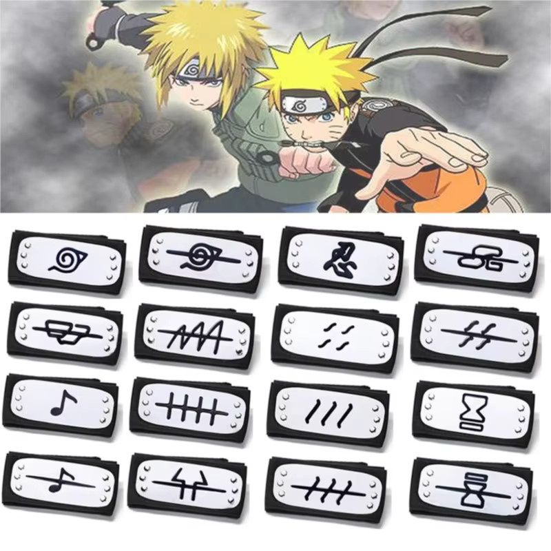Bandai Naruto Stirnbänder Cosplay, Zubehör, Kunststoff - Bild 3