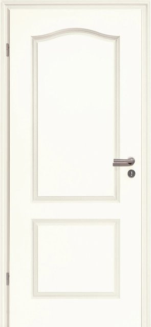 GetaDoor Zimmertür Brillant Classic 4002-B in Weiß, Anschlag Links, B: 86,0 cm x H: 198,5 cm - Bild 1
