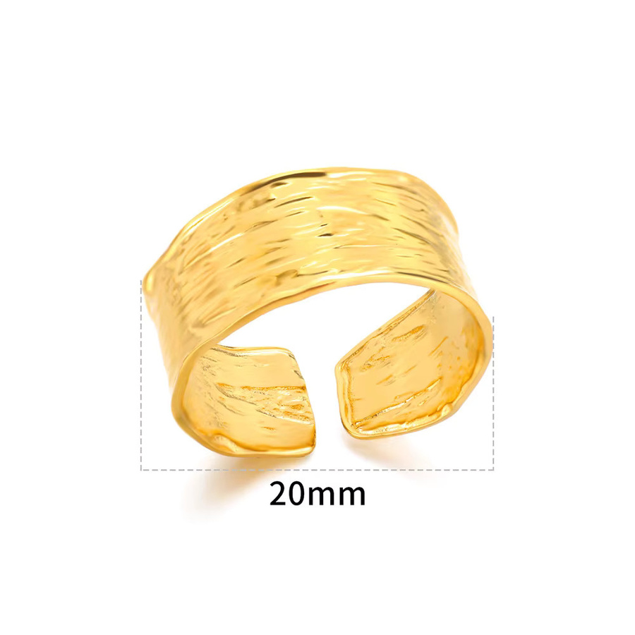 ICFTZWE Ringe Edelstahl, Gold, Damen - Bild 2
