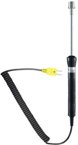 Laserliner 082.437A ThermoSensor Touch Temperaturfühler in Schwarz, Messbereich -50 bis 400°C - Bild 1