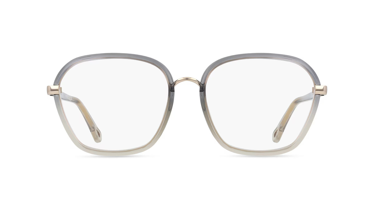 Chloé CH0309O Korrektionsbrille Damen, Vollrand, Eckig, Kunststoff, grau - Bild 1