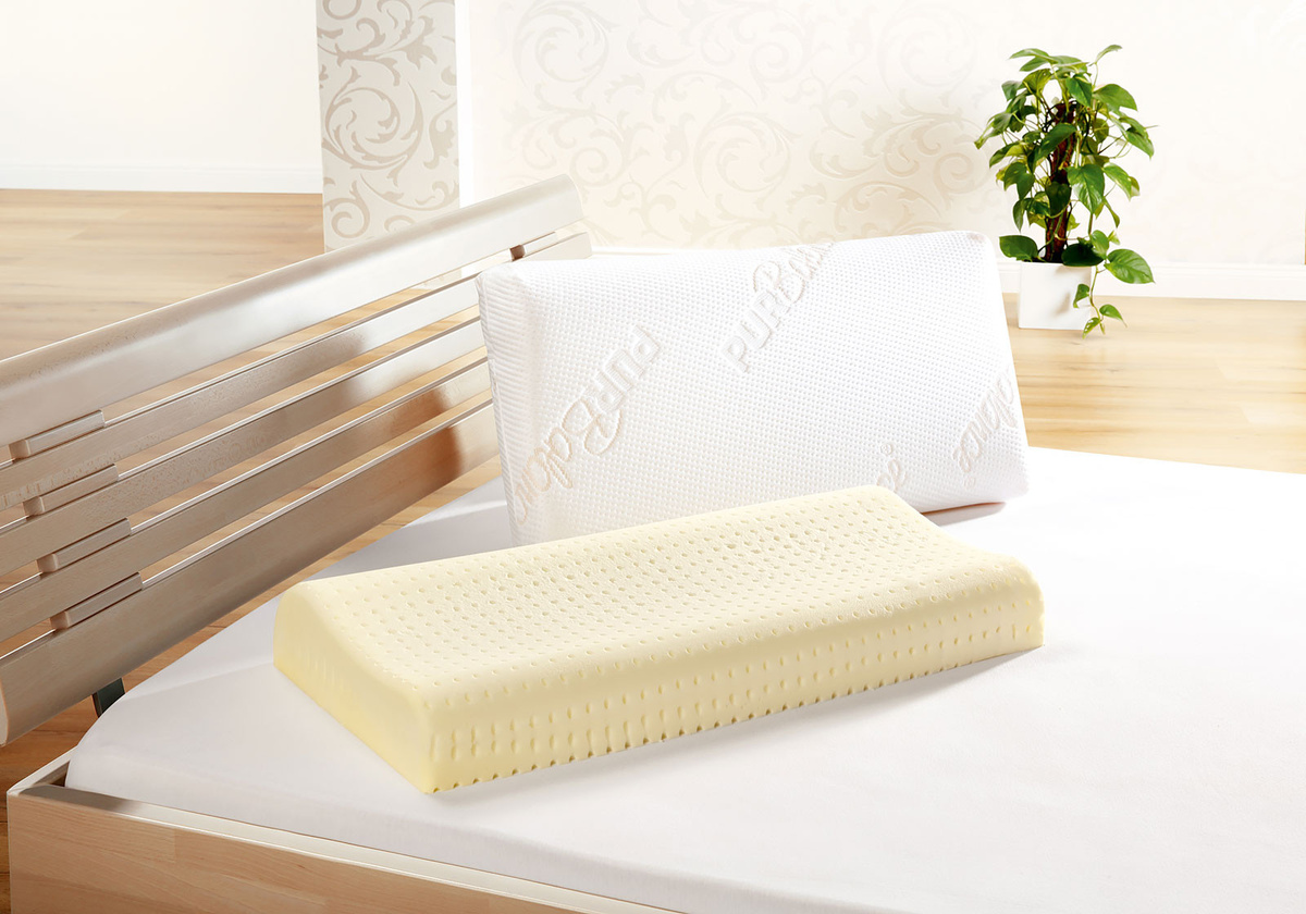 f.a.n. Frankenstolz Medisan Sleep & Care Nackenstützkissen Pur Balance in Weiß, Memory Foam, B/T: 80 x 40 cm - Bild 1