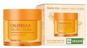 Farmstay Calendula Relief Cream, Creme mit Calendula-Extrakt, 80 ml, Empfindliche Haut - Bild 1
